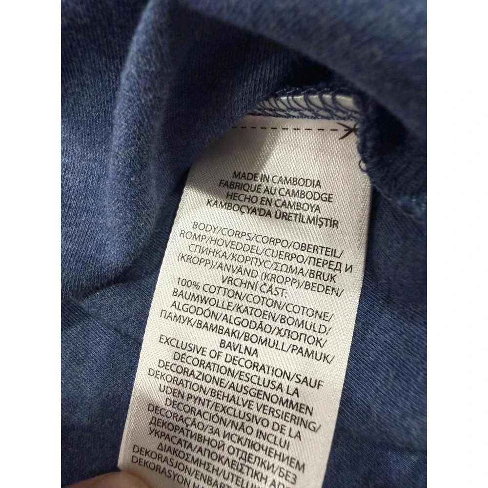 Polo Ralph‎ Lauren Mens XL Classic Navy Blue Textured Micro Pattern Polo Shirt